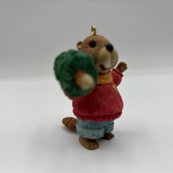 Hallmark Keepsake Ornament 1991 Yule Logger Handcrafted Tender Touch Collection - Picture 8 of 12